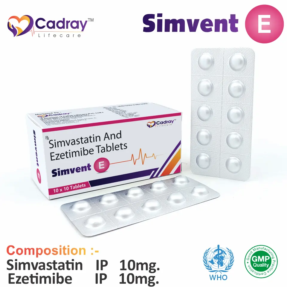 Simvastatin Ezetimibe tablet at best price